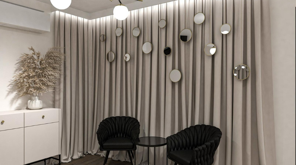 Pawilon fryzjerski z płyty warstwowej PIR